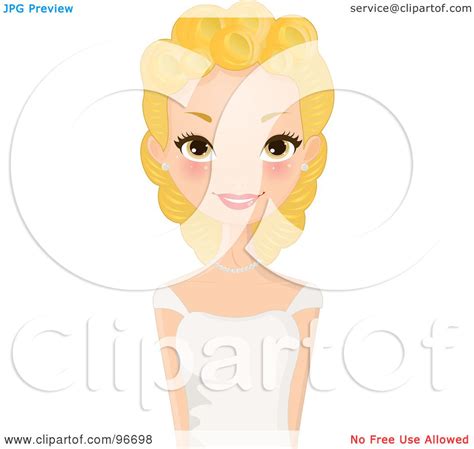 Royalty Free Rf Clipart Illustration Of A Pretty Blond Woman In A