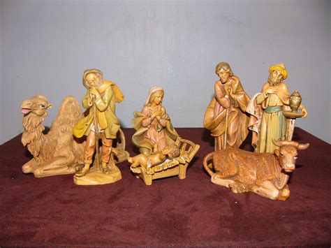 Vintage Fontanini Nativity Set Etsy