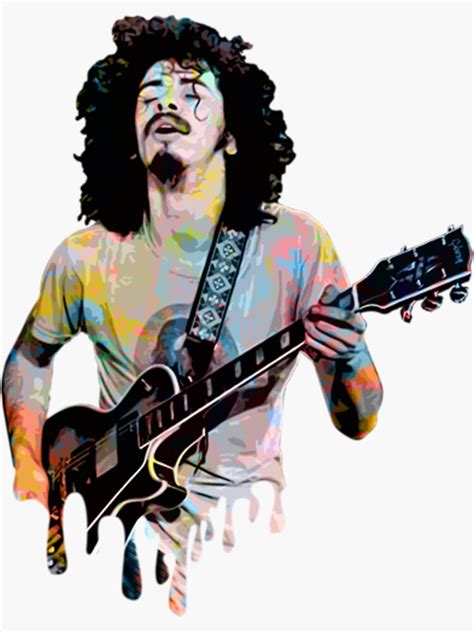 Carlos Santana Carlos Santana Sticker By Vysdajodni Redbubble