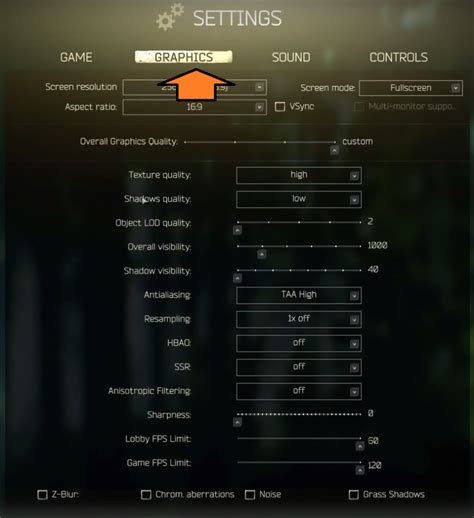 Best Escape From Tarkov Settings Tried And Tested