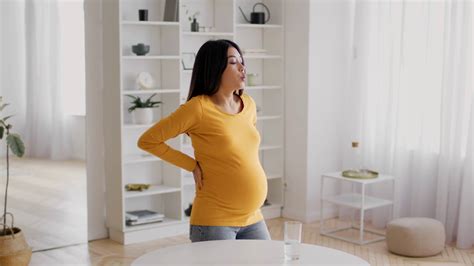 Labor Pain Pregnant Asian Woman Suffering Stock Footage Sbv 346791070