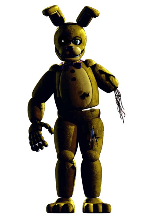 Withered Spring Bonnie Model By Gamesproductions Rfivenightsatfreddys