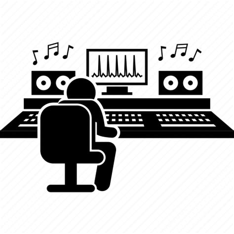 Edit Music Producer Recording Room Song Studio Icon Download On