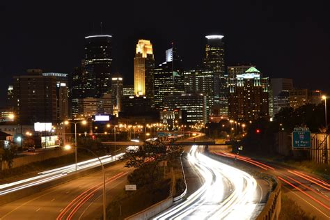 Wallpaper Landscape City Cityscape Night Road Skyline