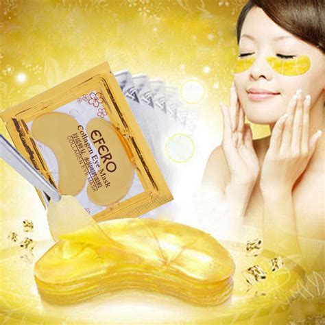 Efero Gold Eye Mask Crystal Collagen Eye Mask Anti Wrinkle Anti Aging