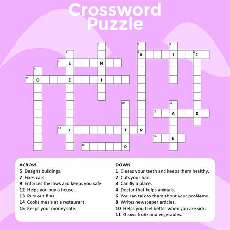 Easy Crossword Puzzles For Seniors Activity Shelter Coloring Coloring
