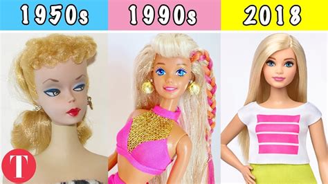 The Evolution Of The Barbie Doll From The 1950s To Today Vlrengbr