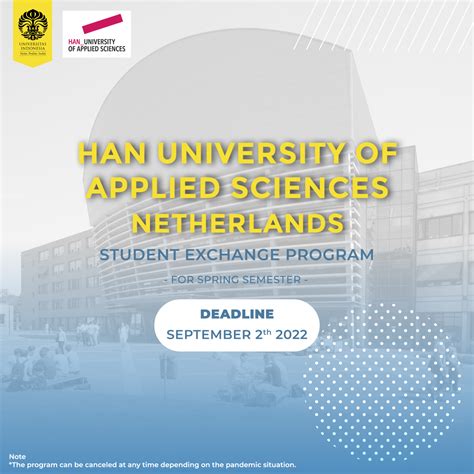 Han University Of Applied Sciences Netherlands Student Exchange