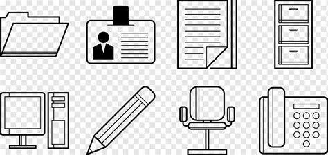 Office Stuff Icon Png Pngwing