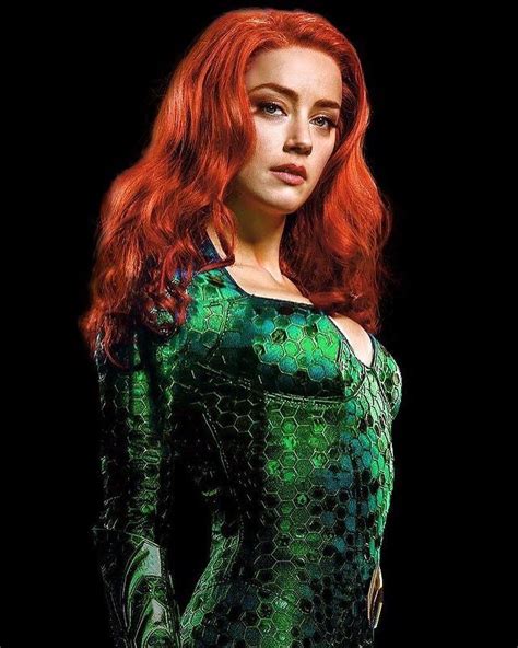 Mera Aquaman Wine Red Wig Lace Front Long Wavy For Women Anime