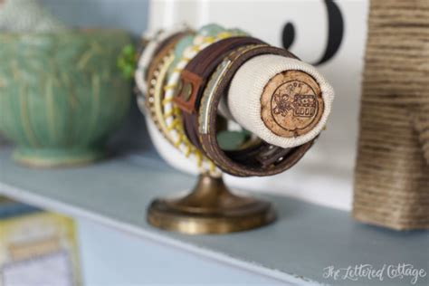 May 01, 2012 · diy macrame bracelet growing up by the beach in southern california, the ability to knot a macrame bracelet was practically a right of passage. DIY Cuff Bracelet Holder | The Lettered Cottage
