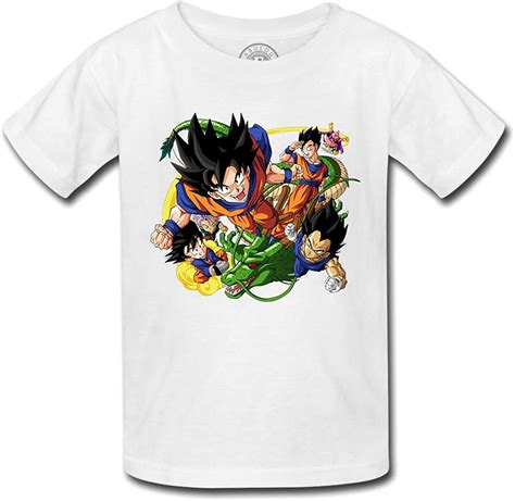 Fabulous T Shirt Enfant Dragon Ball Z Sangoku Vegeta Piccolo Trunk