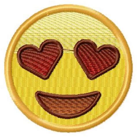 Emoji Embroidery Design Set Emoticons Machine Embroidery Etsy Uk