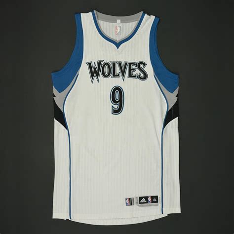 Ricky Rubio Minnesota Timberwolves Game Worn Regular Season Jersey