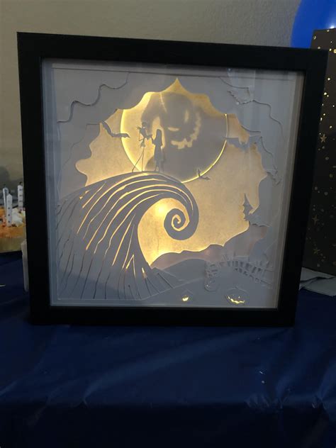 My first attempt at these shadow boxes-made for my moms bday! : cricut