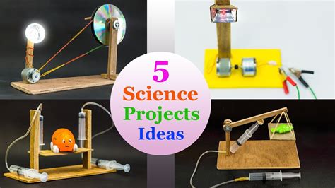 5 School Science Project Ideas Youtube