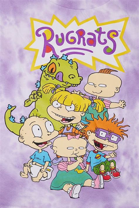 Girls Tie Dye Rugrats Tee Kids Forever 21 Cartoon Wallpaper