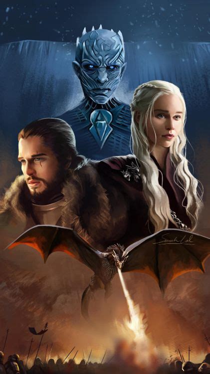 Fondos De Pantalla Juego De Tronos Fan Art Daenerys Targaryen Jon