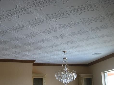 They have a double function: Styrofoam Ceiling Tiles Finished Projects Images | Photo ...