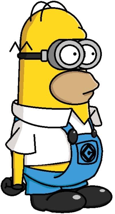 Homer Simpson As A Minion By Davebowers On Deviantart