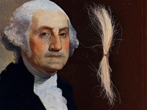 Real Life Hair Of George Washington The 1st President Of The United