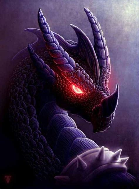 Purple Demon Dragon Dark Art Pinterest Dragon Demons And Purple