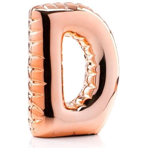 Womens Argento Sc Resin Bubble Letter 18 Liked On Polyvore