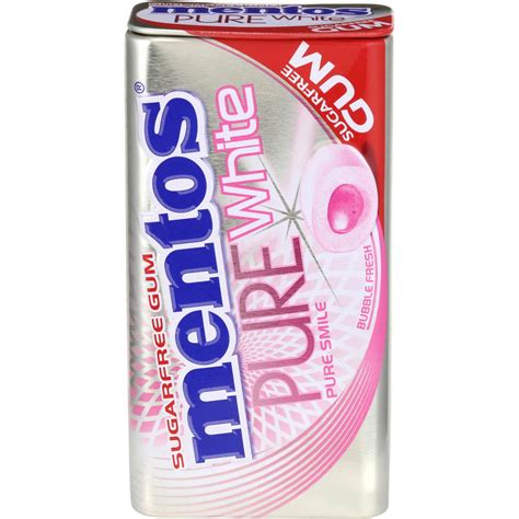 Mentos Pure White Gum 29g Woolworths