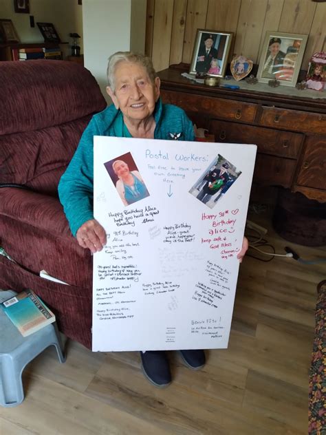 My Great Grandma Recently Celebrated Her 98th Birthday And Received My