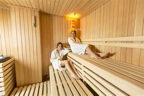 Women In The Sauna Stock Image Image Of Care Caucasian