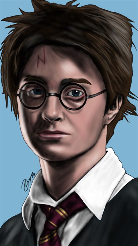 Harry Potter Drawing - Daniel Lay, Artist, Portrait Drawings from Photographs