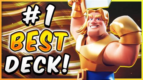 Best Golden Knight Deck In Clash Royale 🏆 Youtube