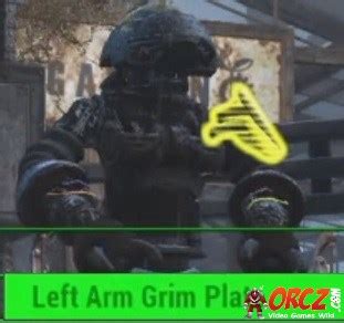 Fallout 4 Left Arm Grim Plate Orcz Com The Video Games Wiki