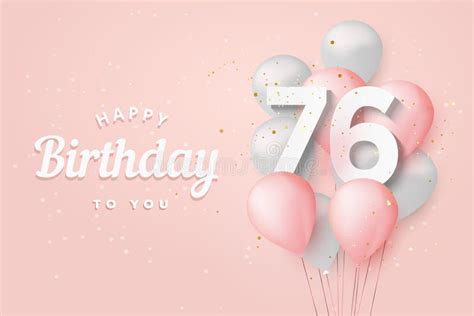 76th Birthday Stock Illustrations 588 76th Birthday Stock