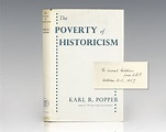 The Poverty of Historicism Karl Popper First Edition Signed