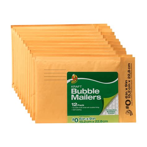 Duck Kraft Bubble Mailer X Manila Pack Walmart Inventory Checker Brickseek