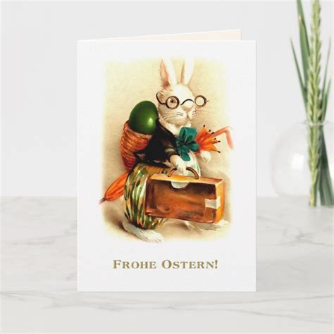 Frohe Ostern German Happy Easter Greeting Card