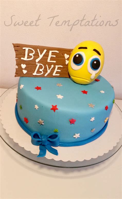 See more ideas about goodbye cake, cake, farewell cake. Farewell Cake - Cake for farewell filled with ...