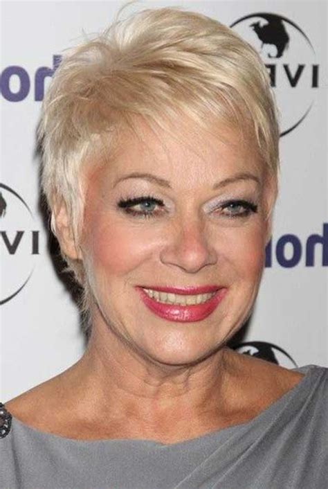 Short Choppy Hairstyles For Over 50 Straight Blonde Pixie For Over 50