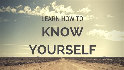Knowing Yourself Tahar Ali