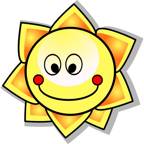 Smiling Cartoon Sun Png Svg Clip Art For Web Download Clip Art Png