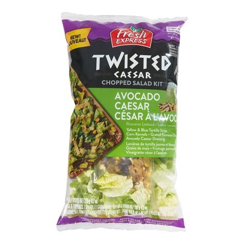 Fresh Express Twisted Caesar Avocado Caesar Chopped Salad Kit Walmart Canada