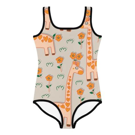 Giraffe Kids Swimsuit Kid Swim Suits Swimsuits Girls Swimsuit