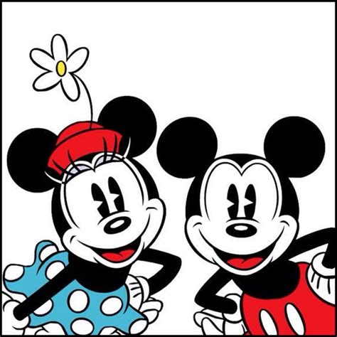 Classic Mickey And Minnie Mouse Mickey Mouse Drawings Mickey Mouse