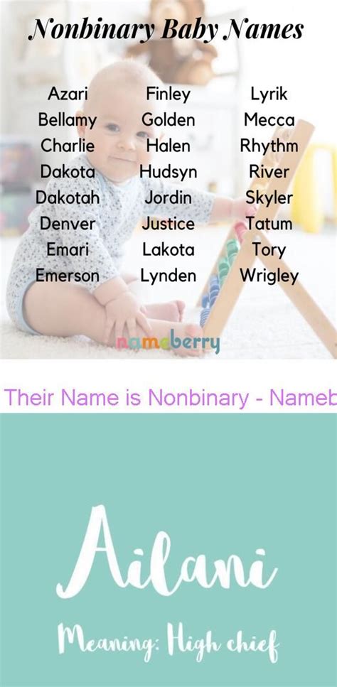 Their Name is Nonbinary - Nameberry - Baby Name Blog Ailani | Baby 