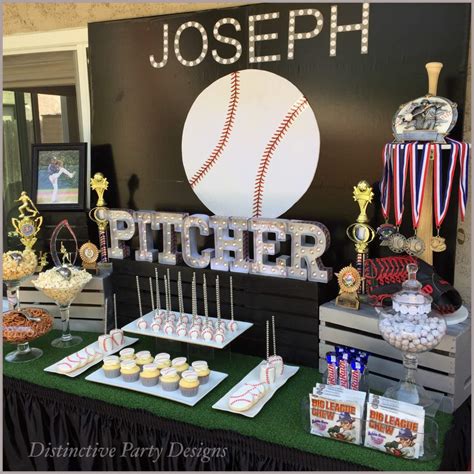 Baseball Birthday Party Ideas Photo 1 Of 18 Catch My Party