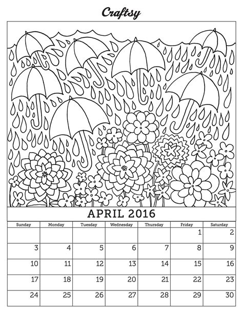 Calendar Coloring Pages For Adults Thousand Of The Best Printable