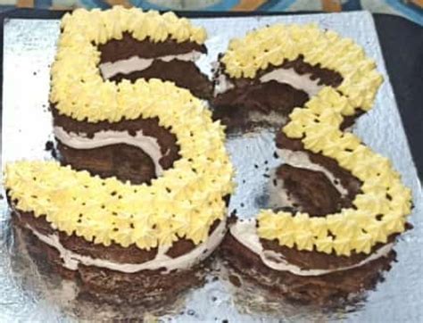 cream cake 53 number cake 53 birthday cream cake happy 53 birthday