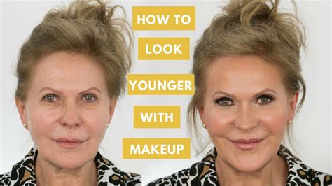 How To Look Younger With Makeup Mature Skin Makeup Tutorial Youtube