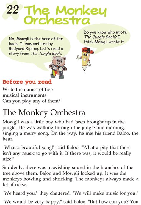 Grade 2 Reading Lesson 22 Short Stories The Monkey